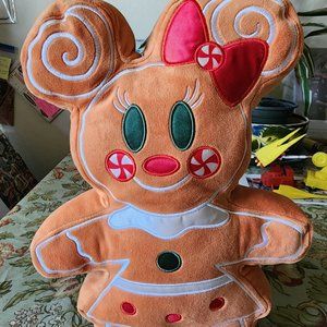 Disney Minnie Mouse Plush Doll Christmas Gingerbread Scent Pillow 2020